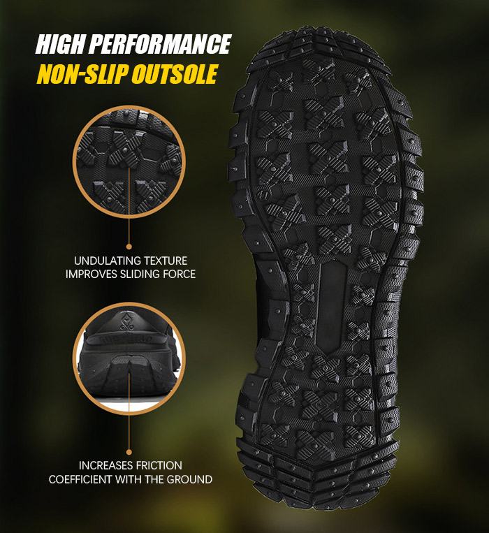 (⏰Limited Time Sale 50% OFF) Men's Outdoor Hiking Boots Work boots- Waterproof, Non-Slip, Puncture-Proof And Smash-Proof; Correct Arch Support And Wide Toe - Suitable For Daily Wear And Outdoor Adventures
